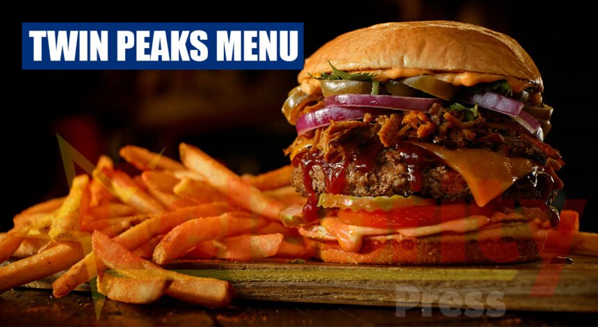 Twin Peaks Menu
