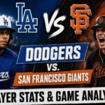 Dodgers vs San Francisco Giants Player Stats
