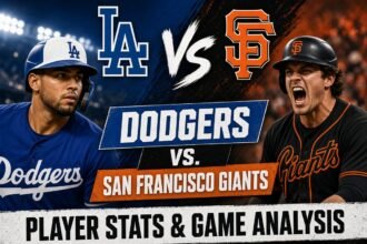Dodgers vs San Francisco Giants Player Stats